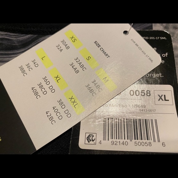 Champion Medium Support Reversible Sports Bra with Power Core Sz. XL - Picture 3 of 3